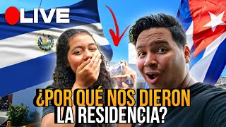 ¿POR QUÉ NOS DIERON LA RESIDENCIA EN EL SALVADOR 🇸🇻🇨🇺 En vivo con quechivoasere [upl. by Aimo29]