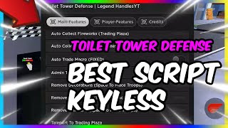 💞 Roblox Toilet Tower Defense Script 💞 Marco Trade Auto Farm Fake Admin Pastebin [upl. by Tatia100]