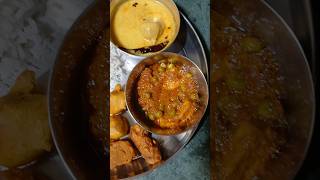 Kadhi chawal thali shorts youtubeshorts food [upl. by Olleina819]