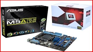 UNBOXING ASUS M5A78LM LXBR AM3 FX SUPORT [upl. by Deva]