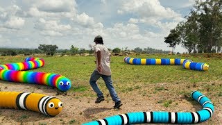 Slitherio In Real Life 2 [upl. by Aisorbma]