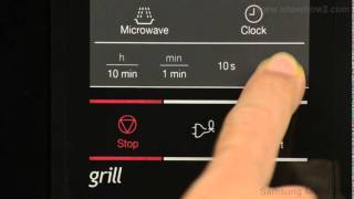 Samsung MW73ADB Microwave Oven  Using The Quick Start Mode [upl. by Rimahs]