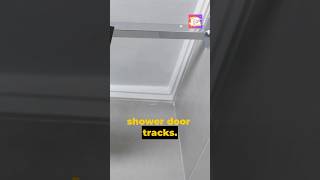 How to clean Shower door Tracks Easily shorts [upl. by Chester]