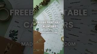 FREEBIE Printable Calendars ✨📅 [upl. by Sacrod]