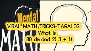 VIRAL MATH PROBLEM  What is 80 divided 23  1 MATH SHORTCUT [upl. by Atiloj]