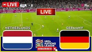 Deutschland vs Niederlande  LiveStreaming des Fußballspiels 2024  Nations League Live [upl. by Nnylak]