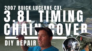 2007 Buick Lucerne CXL 38L Timing Chain Cover Replacement buick timingchain diyenginerepair [upl. by Charity]