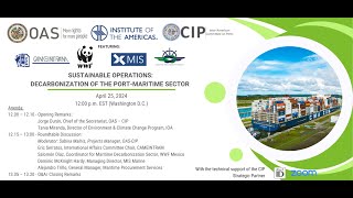 Roundtable Discussion on Sustainable OperationsDecarbonization of the PortMaritime Sector [upl. by Elockcin]