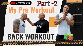 PART 2 Alpino Peanut Butter Best Pre Workout  Back Workout Mukesh guru ji [upl. by Nylirrej]