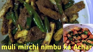 ekdm chtkhare dar chtpti 2 resipe muli  mirchi nimbu  ka Aachar aur singhadzaidfreestyle6171 [upl. by Herold459]