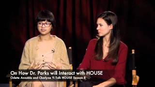 Odette Annable and Charlyne Yi Talk HOUSE Season 8 [upl. by Nameloc]