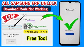 Samsung Frp Bypass 2024Android 1314 New Security 2024 JulyAugust100 Working Solution [upl. by Carley203]