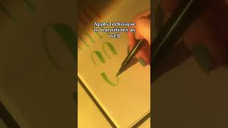 how to do calligraphy with brush pens for complete beginners [upl. by Neerod]