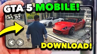 NEW GTA 5 MOBILE GAME  HOW TO DOWNLOAD GTA V MOBILE GAMEPLAY ANDROID  FanMade Game Beta [upl. by Lucina]