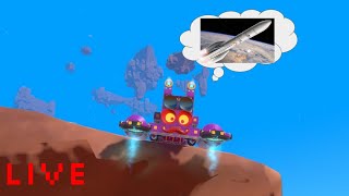 Making a trail up to space  Trailmakers plus Crescent Loom Blind Playthrough LIVE [upl. by Anilag909]