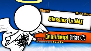 Defeating Divine Archangel Exiel Battle Cats [upl. by Negaem]