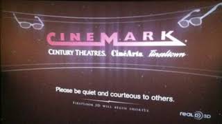 Cinemark Cellphone Policy Real D 3D [upl. by Hoyt]