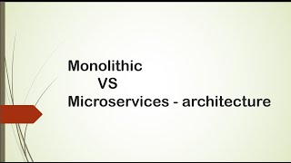 Monolithic vs Microservices architecture  monolithic microservice architecture [upl. by Annissa]