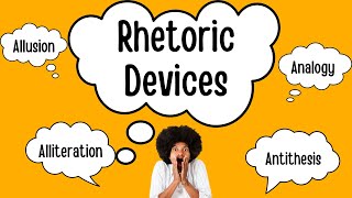 Rhetorical Devices  English language  English Literature  UGC NET  CUET [upl. by Hersh555]