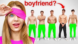 Girlfriend Tries To Find Boyfriend Blindfolded Emotional [upl. by Shantee986]