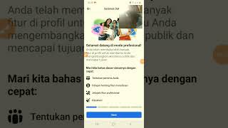 Cara bikin akun facebook pro langsung Rae followers tahsobadi tutorial monetisasi fbpro [upl. by Adnara]