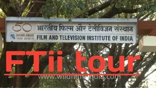 FTii tour like campushostel acting room equipments and environment of ftii infrastructure etc [upl. by Annairba120]