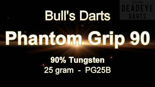 Bulls Phantom Grip 25 gram 90 Tungsten Darts  PG25B [upl. by Hump42]