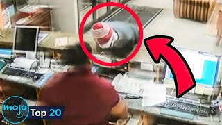 Top 20 Robbery FAILS Caught On Camera [upl. by Ethbin]