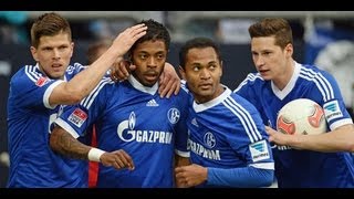 FC Schalke 04  Hamburger SV 41 Bundesliga 31 Spieltag Saison 20122013 [upl. by Siddon528]