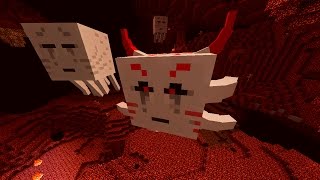 Minecraft 19  GHAST MUTANTE EN SOLO UN COMANDO No mods [upl. by Connie]