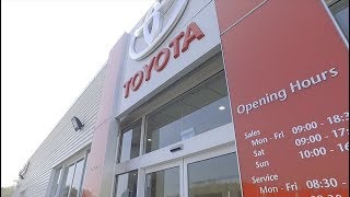 W R Davies Toyota Telford Showroom Tour Q3 2019 [upl. by Dido]