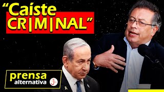 Ordenaron arrestar a Netanyahu y así reaccionó el líder de Colombia [upl. by Tebazile]