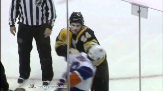 Zenon Konopka vs Adam McQuaid Dec 9 2010 [upl. by Eanert]