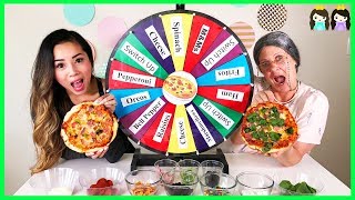 Mystery Wheel of Pizza Switch Up Challenge [upl. by Cini]