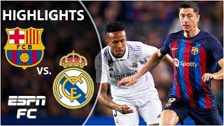 🚨COMPLETE TURNAROUND🚨 Barcelona vs Real Madrid  Copa Del Rey Highlights  ESPN FC [upl. by Rochette]