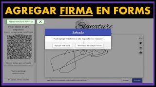 ✅ Cómo INSERTAR FIRMA en un Formulario de Google Forms 2024 🚀 Tutorial de GOOGLE FORMS [upl. by Llenal]