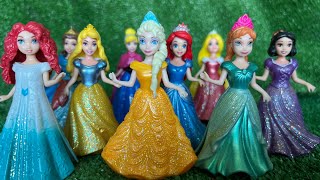 Looking For Disney Princess Mix Rainbow Dress 9 MYSTERY SURPRISES Dolls Satisfying Video ASMR [upl. by Htesil]