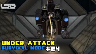 Space Engineers  Under Attack Scaving The Wreckage SE2  Part 24 [upl. by Bust]