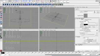 Maya Modeling Basics Airplane pt 3 [upl. by Wadesworth971]