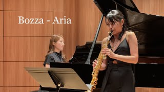 EBozza  Aria for Alto saxophone and Piano 보짜 아리아 Rui Ozawa 색소폰 Jiwon Jang 장지원 피아노 [upl. by Airotna]