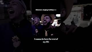 sidemen singing holiday ✨ funny sidemen ksi edit fun shorts fyp viralvideo famous w2s [upl. by Carlile]