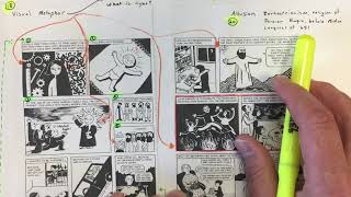 Decoding Graphic Narrative An Analysis of Authorial Choice in Marjane Satrapis PERSEPOLIS Part 2 [upl. by Eisteb]