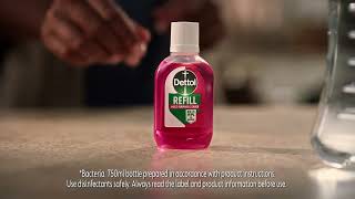 Dettol Refill Makes Any Spray Bottle a Bottle of Dettol 6 Sec Ad [upl. by Odericus699]