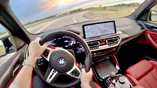 2022 BMW X3 M Competition  POV Driving Impressions [upl. by Nageet]