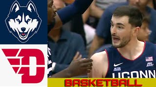 2 UCONN vs DAYTON Basketball Game Full Highlights 2024 [upl. by Nivrag]