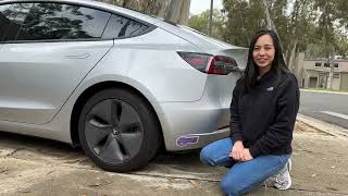 HOV Sticker Removal 3M film is a must for mess free  Tesla Model 3 [upl. by Mosra]