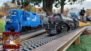 Ruby G Gauge Garden Railroad 11192022 Large Scale Trains In The Backyard [upl. by Kester]