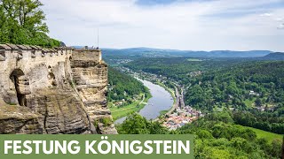 Festung Königstein 4k  Sächsische Schweiz  Elbsandsteingebirge  Deutschlands schönste Ecken [upl. by Bolton]