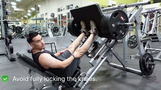 Angled Leg Press Hammer Strength [upl. by Nahama]