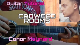 Crowded Room  Conor Maynard  Guitar Tutorial  TABS  Main Riff  Chords [upl. by Aiclid611]